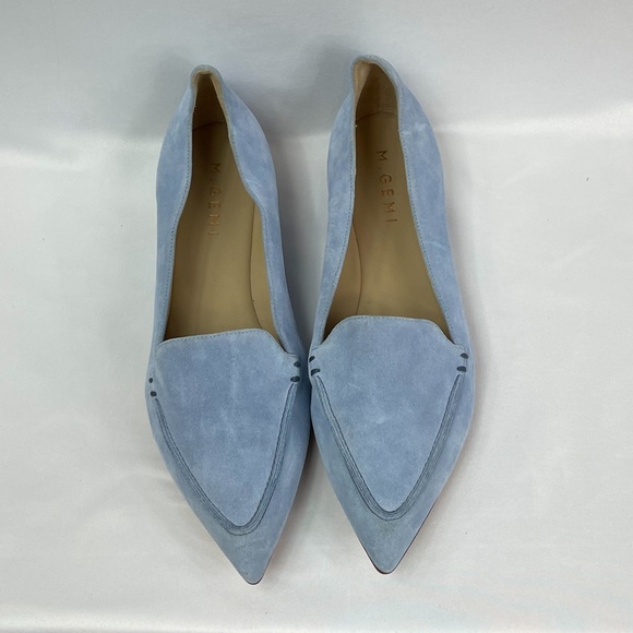 M. Gemi Stellato loafer in blue suede - Picture 3 of 7